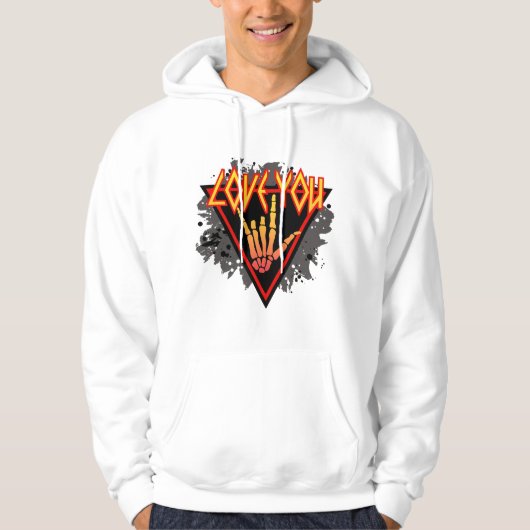 Valentine day´s Love romantic holiday heart romans Hoodie (Voorkant)
