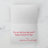 Valentine Day Safari for Dad Kaart (Binnen)