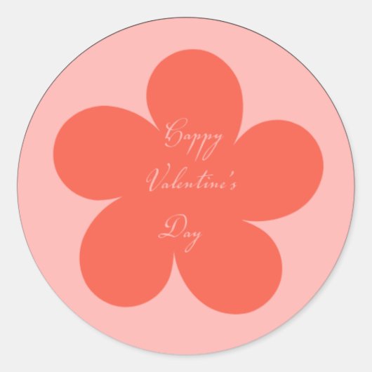 Valentine day  sticker (Voorkant)