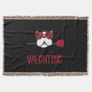 Valentine Dog Heart Love Valentines Day Love Deken