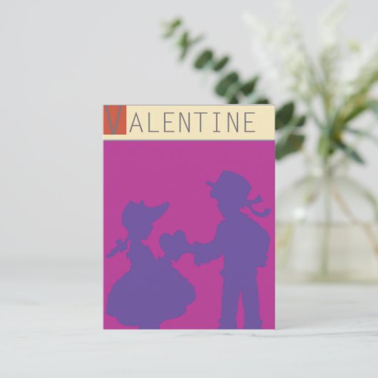 <Valentine> door Steve Collier Feestdagenkaart (Staand voorkant)