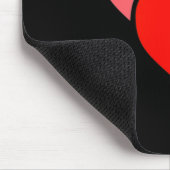 Valentine Double Hearts Grafisch Muismat (Hoek)
