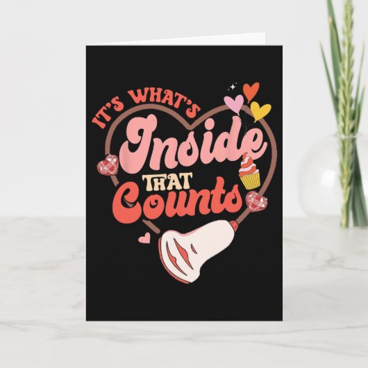 Valentine echoscopist kaart (Voorkant)