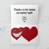 VALENTINE ECHTGENOOT MIJN BETERE HELFTC kaart (Binnen)