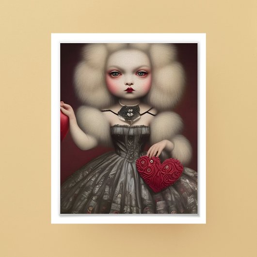 Valentine | Een vreemde goth pop poster