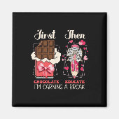 Valentine Eerste Chocolade Magneet (Voorkant)