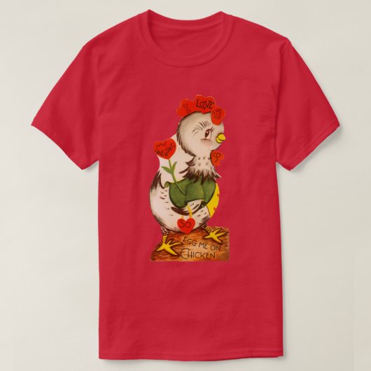 Valentine Egg Me On T-shirt (Design voorkant)