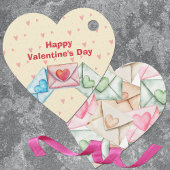 Valentine Envelope and Hearts Bedankjes Labels