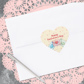 Valentine Envelope  Hart Sticker
