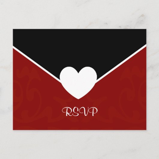 Valentine Envelope Uitnodiging Briefkaart (Voorkant)