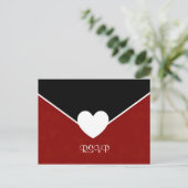 Valentine Envelope Uitnodiging Briefkaart (Staand voorkant)