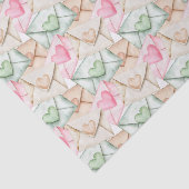 Valentine Envelopes and Hearts Tissuepapier (Detail)