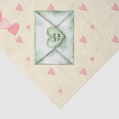 Valentine Envelopes and Hearts Tissuepapier (Detail)