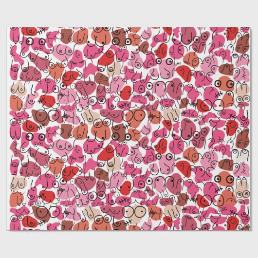 valentine fun woman cadeaupapier (Vlak)