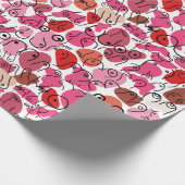 valentine fun woman cadeaupapier (Hoek)