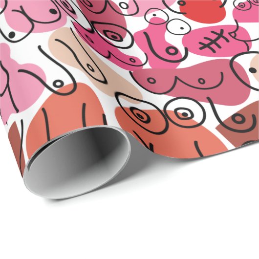 valentine fun woman cadeaupapier (Rol Hoek)