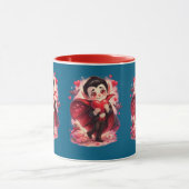 Valentine Funny Dracula Mug Mok (Midden)