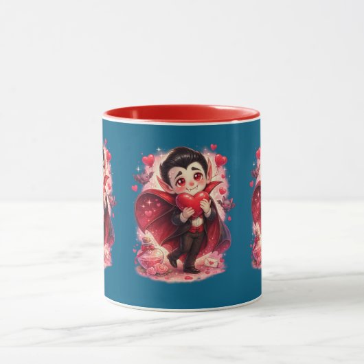 Valentine Funny Dracula Mug  Mok (Midden)