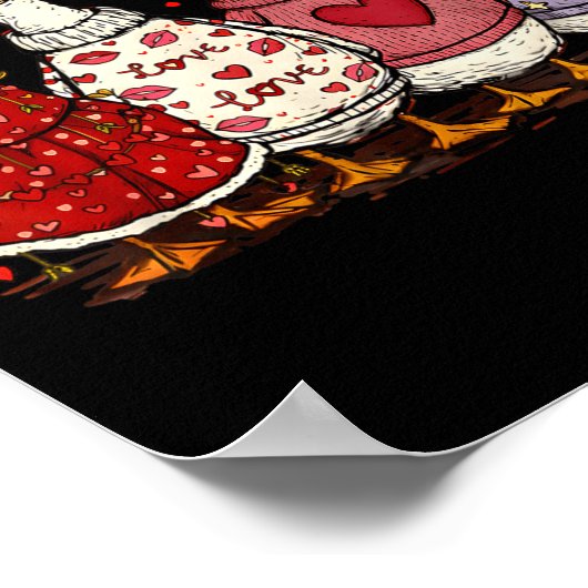 Valentine Funny Math Equation 6 7 Six Seven Meme T Poster (Hoek)