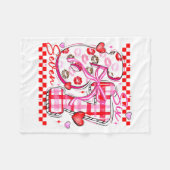 Valentine Funny Six Seven 6 7 Meme Slang Men Women Fleece Deken (Voorkant (Horizontaal))