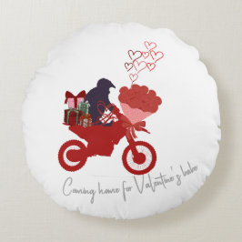 Valentine gift rond kussen