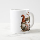Valentine Gnome Coffee Mug – Cute Love Jar Design Grote Koffiekop (Voorkant rechts)