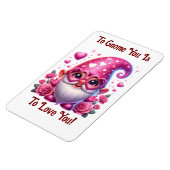 Valentine Gnome Flexible Photo Magnet Magneet (Linkerzijde)