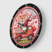 Valentine Gnome Sweetheart Express Grote Klok (Hoek)