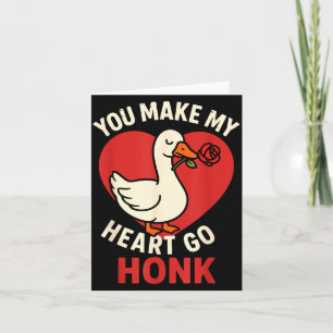 Valentine Goose Liefde Valentijn - Jij Maakt Mijn  Kaart