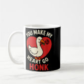 Valentine Goose Love Valentine's - You Make My Hea Koffiemok (Links)
