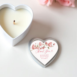 Valentine Harten Liefdes Tuin Roze Bruidsmeisjesfe Hart Sticker