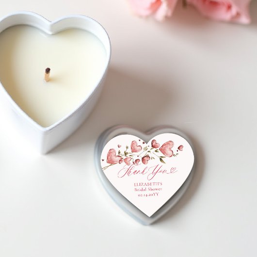 Valentine Harten Liefdes Tuin Roze Bruidsmeisjesfe Hart Sticker