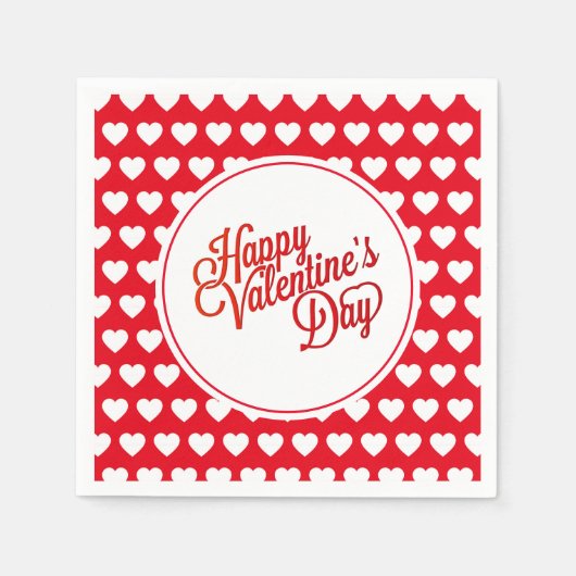 Valentine Harten Papieren Servetten (Voorkant)