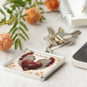 "Valentine Hartenvleugels" Sleutelhanger (Zijkant)