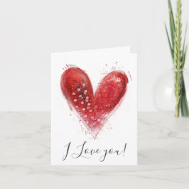 Valentine Heart design Feestdagen Kaart