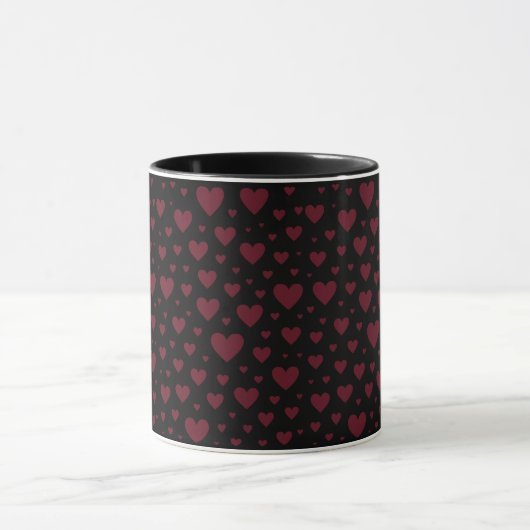 Valentine Heart Pattern Mok (Midden)