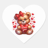 Valentine Heart Stickers (Voorkant)