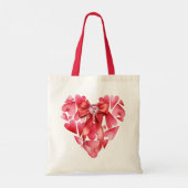 Valentine Hearts Boodschappentas Tote Bag (Achterkant)