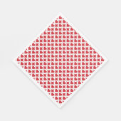 Valentine Hearts Paper Napkins Servet (Hoek)