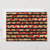 Valentine Hearts Roller Skating Verjaardagsfeestje Kaart (Achterkant)