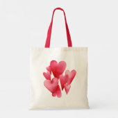 Valentine Hearts Tote Bag (Achterkant)