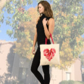 Valentine Hearts Tote Bag