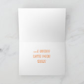 Valentine Holbewoner Feestdagen Kaart (Binnen)