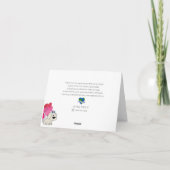 Valentine-hondjes Kaart (Achterkant)