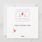 Valentine I Schoor Mijn Benen Voor Jou Schattige V Feestdagenkaart (Achterkant)