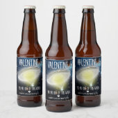 Valentine, je bent echt uit de wereld! bier etiket (Flessen)