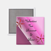 Valentine Je Blinkt En Straalt Magneet (Voorkant / Achterkant)