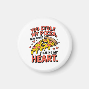 Valentine je stal mijn pizza hart magneet