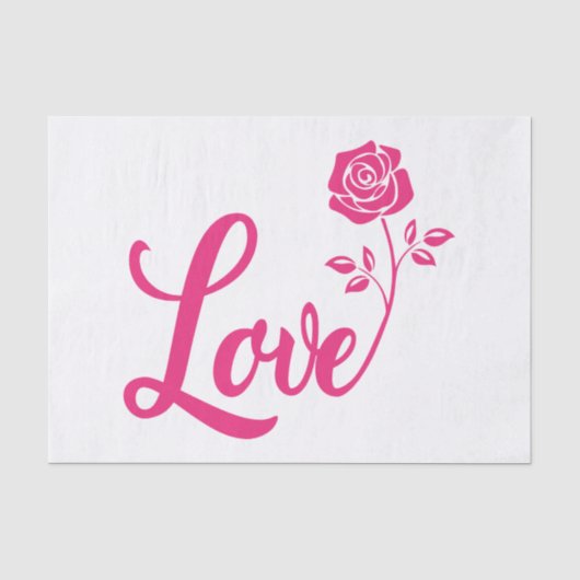Valentine je voor altijd Tissue Paper Tissuepapier (Voorkant)