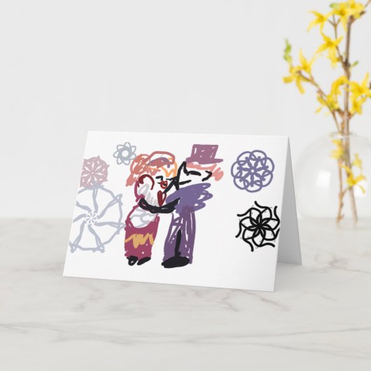 Valentine joy kaart (Gele Bloem)